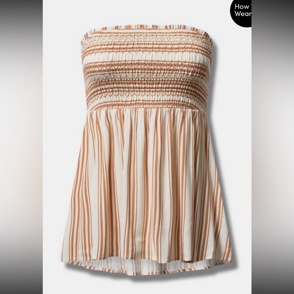 Torrid brand new strapless top size 0X - Picture 5 of 13